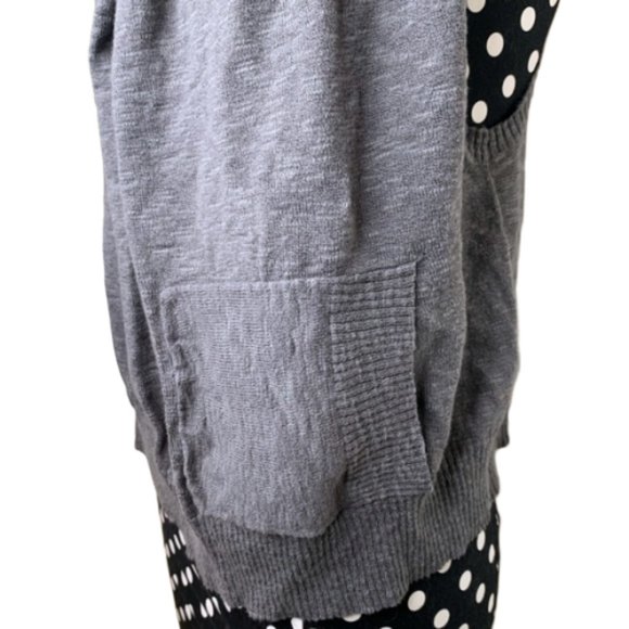 Kensie Oversized Sleeveless Cowl Neck Sweater Med - Picture 3 of 5